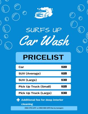 Surfs Up Car Washing