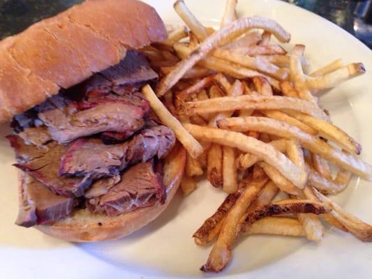 Beef Brisket Sandwich & Fries