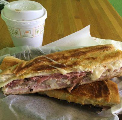 The absolute best Cuban sandwich with a twist you'll ever have!!!! This is the home run