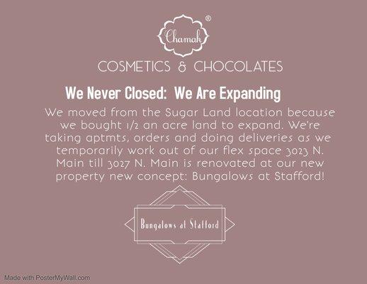 Chamak Cosmetics and Chocolates