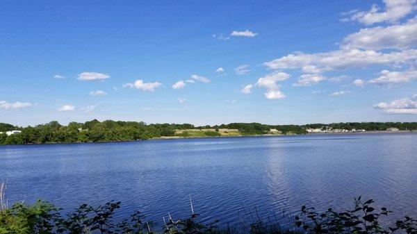 Providence near edge of cemetary