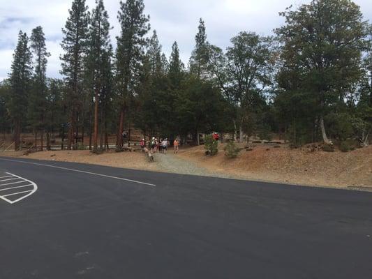 10' low course or 30' high course.