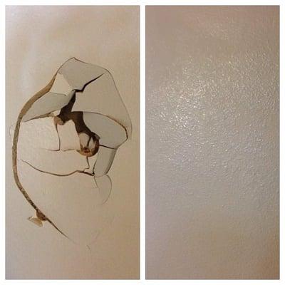 DRY Wall Before and after