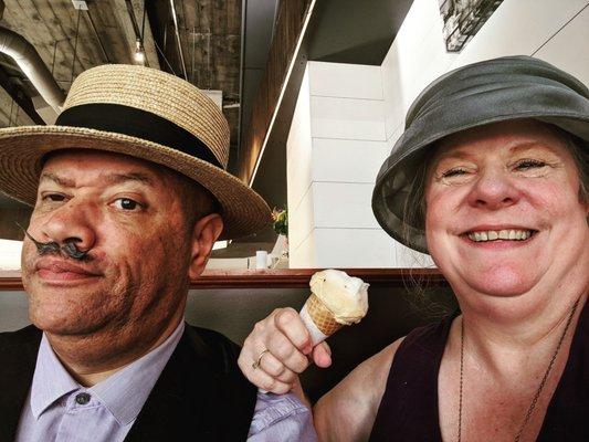 Ramping up our hat buying at Bernie's as we anticipate the end :-(.  #satorialsplendor