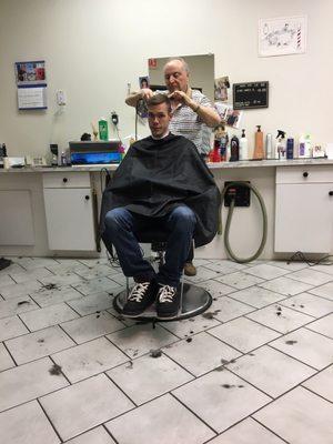 The best barber in town 50 years
