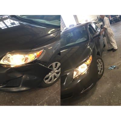 before & after 2010 toyota corolla