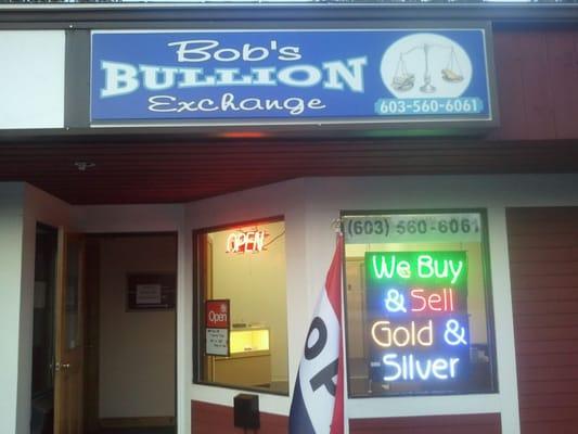Bob's Bullion Exchange Store Front (directly across from Red's Shoe Barn)