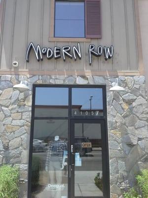 The Entrance to Modern Row