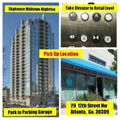 Pick up location for kit rentals