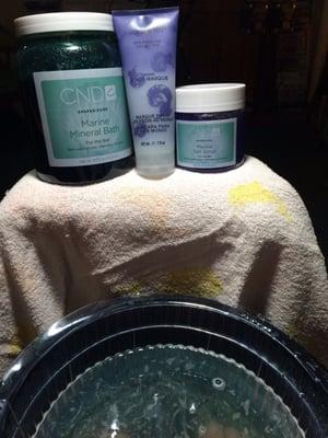 Come in for a pedicure of the sea for $30 and add the soothing foot mask for $5.00!