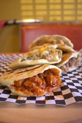 Gorditas - Favorite Take Pick. Stuff it with (Verde, Rojo, Asado, Beans, Picadillo, Chicharrón and or Taco Meats)