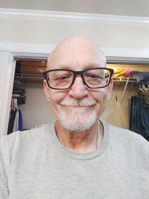 Just got a haircut and shave!