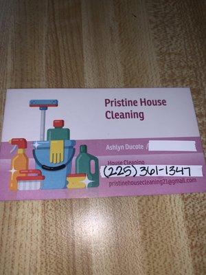 Pristine House Cleaning