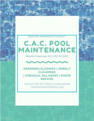 CAC Pool Maintenance