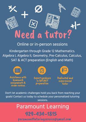 Paramount Tutoring