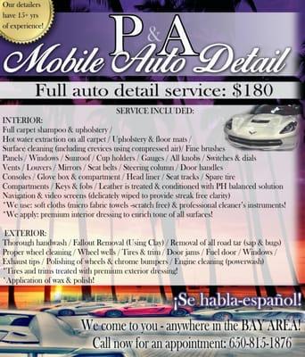 P&A Mobile Auto Detail