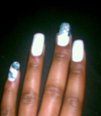 Acrylic wrap ... Free 10 finqer desiqn