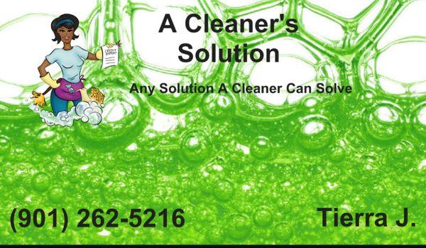 A Cleaner's Solution