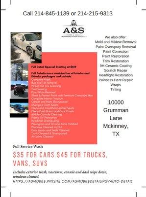 A&S Mobile Auto Detailing