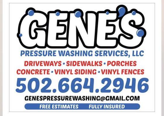 Gene's Pressure Washing Services