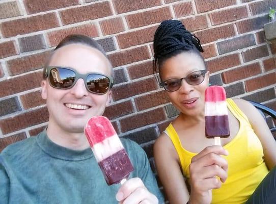 Red, white, and blue special for fourth of July weekend!