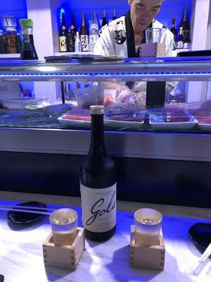 Here is the saki selection