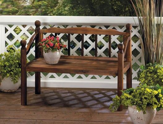 Garden Planter Bench
