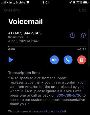 Scam Call