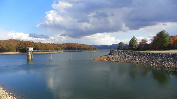 Beautiful Lake Blue Ridge with 75% of the shorline USFS, one of the most prized lakes in the SE Appalachians.