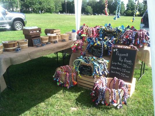 Bring your pup to the Farmers Market!! Dog Tug Ropes & Treats! Great outing for your pups!