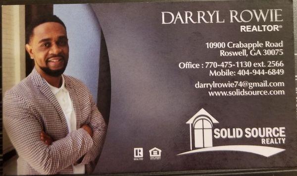 Darryl Rowie - Solid Source Realty
