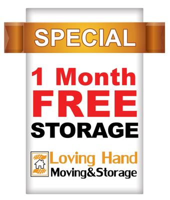 We Offer One Month Free Storage