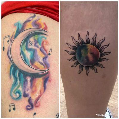 Me and my friend got tattoos by Luis