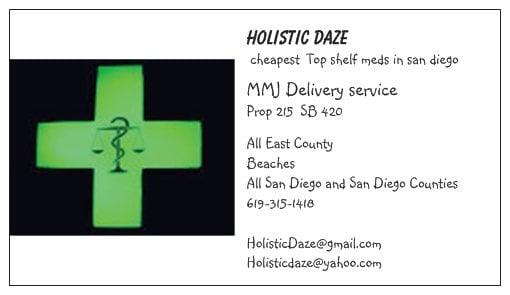 Holistic Daze Delivery