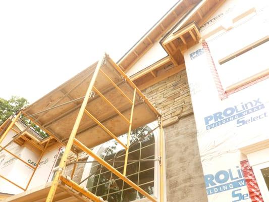 The stone and brick work at South Clifton should be completed. We will post pictures by the end of the week...