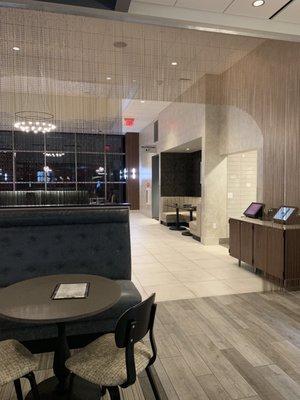 Entrance to the restaurant