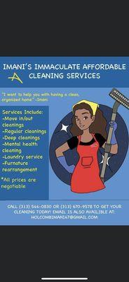 Imani’s immaculate