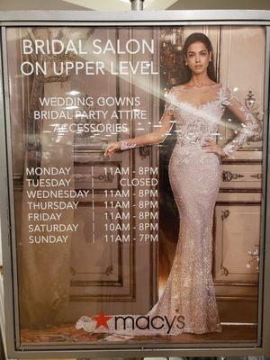 The salon hours of business!!