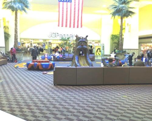 Entrance from the mall