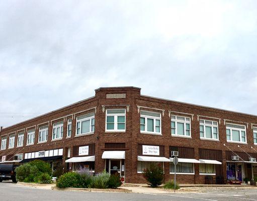 Hassen Building in historical downtown Sulphur, OK. Home of Hotel Sulphur Bed & Breakfast.