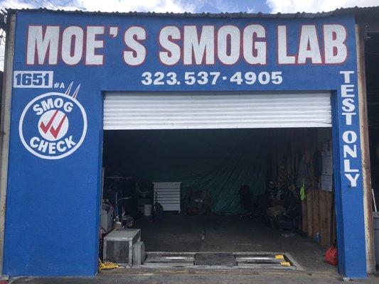 Moe's Smog Lab test only