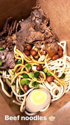 Beef noodles! Delicious