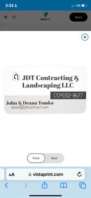 JDT Contracting And Landscaping