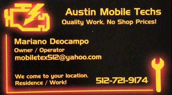 Austin Mobile Techs