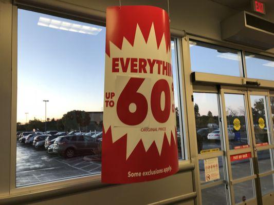 Up to 60% off at the soon to close Toys R Us in Pinole.