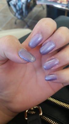 Are you kidding me 36 for this. They were supposed to be coffin nails. Didn't cut my cuticles, didn't lotion after. Disgusting.