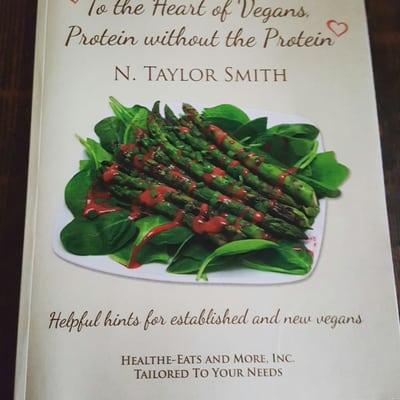 My first vegan cookbook which is available on Amazon.com. Part of the royalties will be donated to the non-profit The Toby Projects.