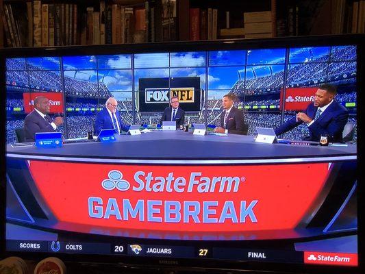 The NFL show to watch: Curt, Terry, Howie, Tony, Michael and (not pictured because he didn't leave The Keys) Jimmy.