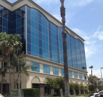 North/west side of the building.