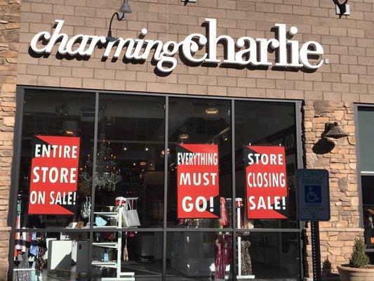 Sadly another store closing in Flagstaff. I think they were only here for a couple of years!